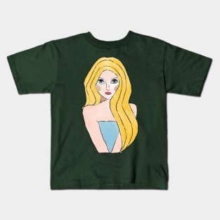 Too Blonde to Care Kids T-Shirt